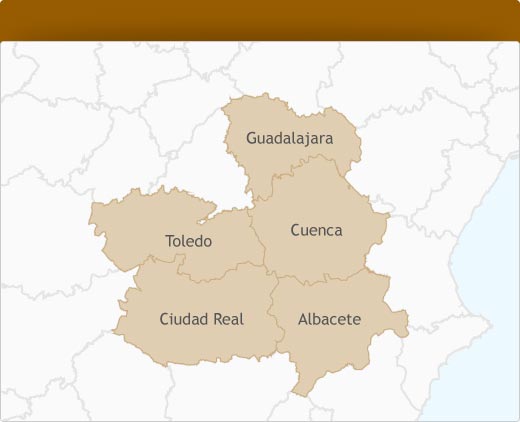 provincias y pueblos de castilla-la mancha